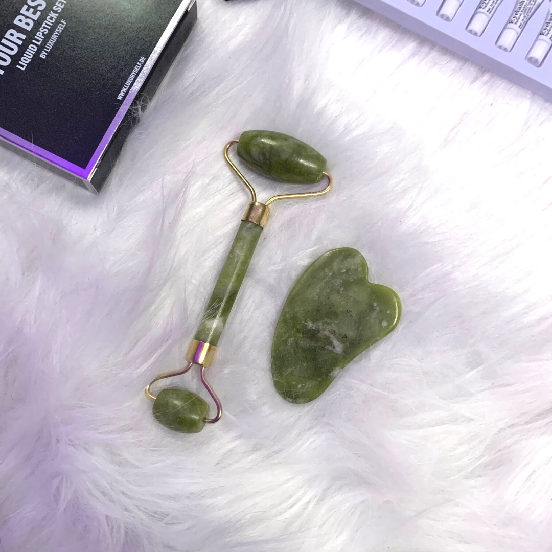 Jade Roller Set - LUXURYSELF